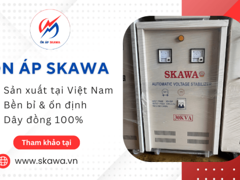 Ổn áp skawa là thương hiệu ổn áp hàng đầu từ Việt Nam