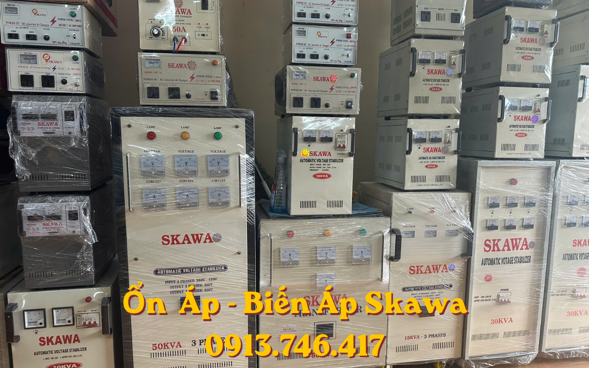 ổn áp, biến áp skawa