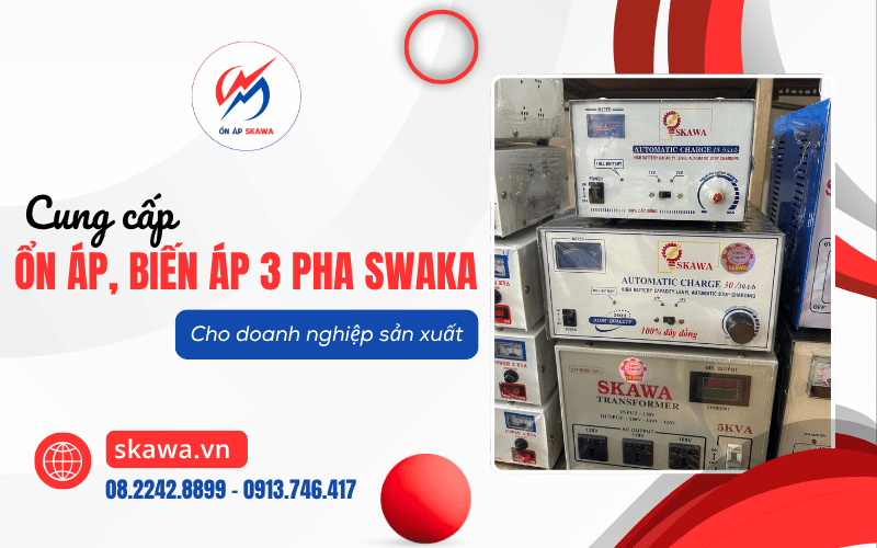 ổn áp, biến áp 3 pha Skawa