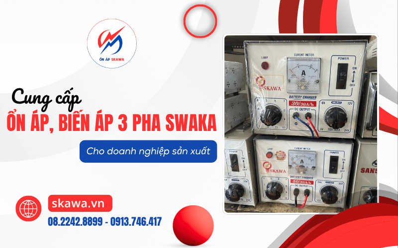 ổn áp, biến áp 3 pha Skawa