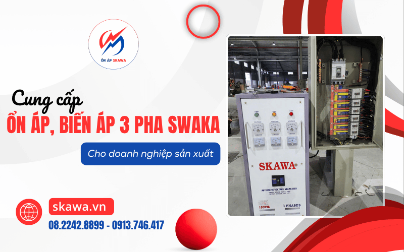 ổn áp, biến áp 3 pha Skawa
