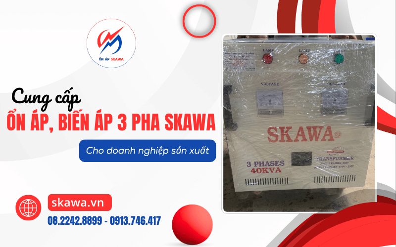 ổn áp, biến áp 3 pha Skawa