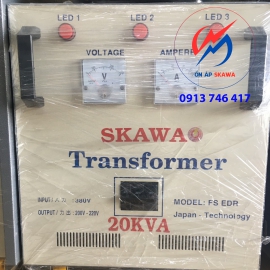Biến Áp 20KVA Output:200V-220V SKAWA