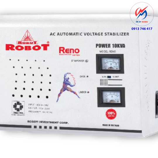 Ổn Áp 10KVA Output:110V-220V ROBOT