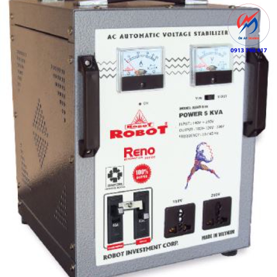 Ổn Áp 5KVA Output:110V-220V ROBOT