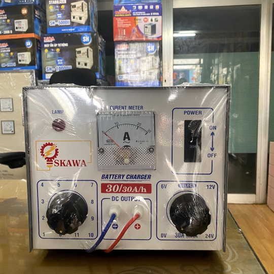 Sạc Bình 30A-6V-12V-24V SKAWA