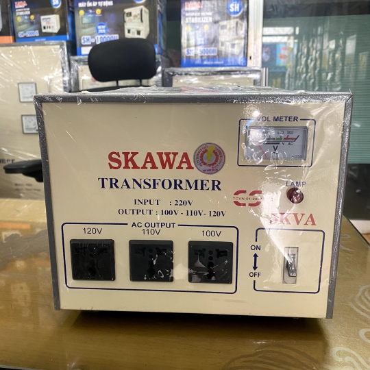 Biến Áp 5KVA-100V-110V-120V SKAWA
