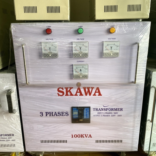 Biến Áp 3Phase 100KVA-200V-220V SKAWA
