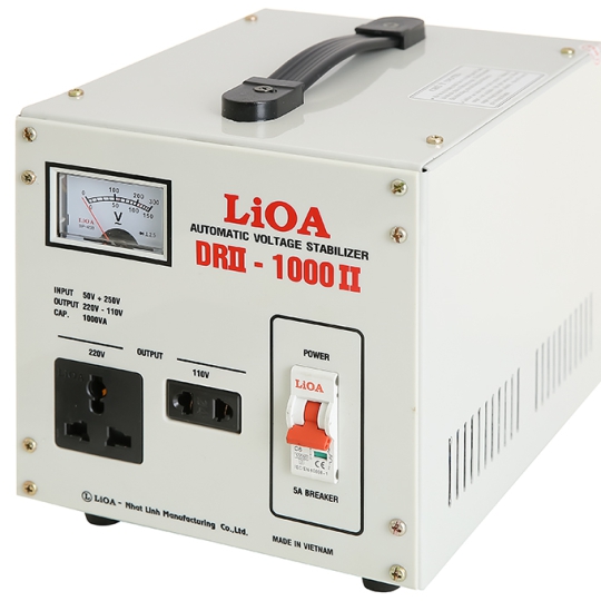 Ổn áp LiOA 1 pha 1kVA DRII-1000II