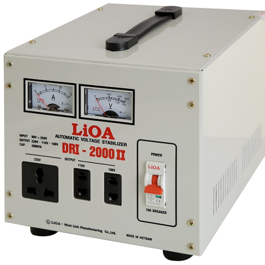 Ổn áp LiOA 1 pha 2kVA DRI-2000II