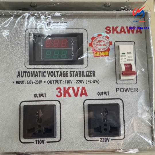 Ổn áp Skawa  3 KVA 